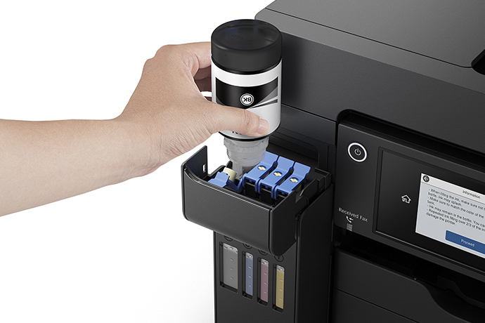 Impresora Multifuncional de tinta Epson EcoTank L15150, imprime/escanea/copia/Fax/Wi-Fi/USB/Ethernet - Imagen 4