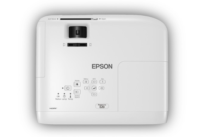 Proyector Epson PowerLite E20, 3400 Lúmenes, 1024x768, XGA. - Imagen 5