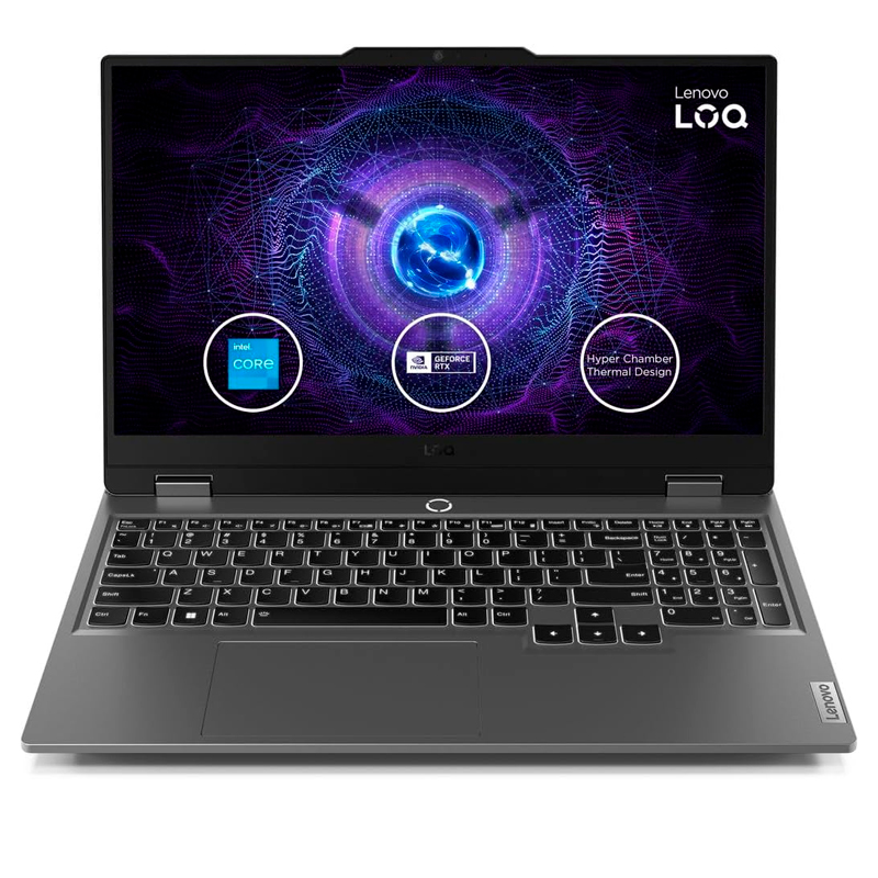 Notebook Lenovo LOQ 15IAX9 15.6" FHD IPS Core i5-12450HX hasta 4.4GHz, 24GB DDR5-4800MHz - Imagen 2